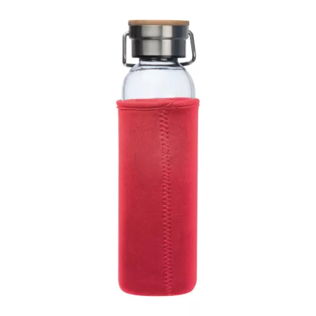Üveg ivópalack neoprén tokban, 600 ml