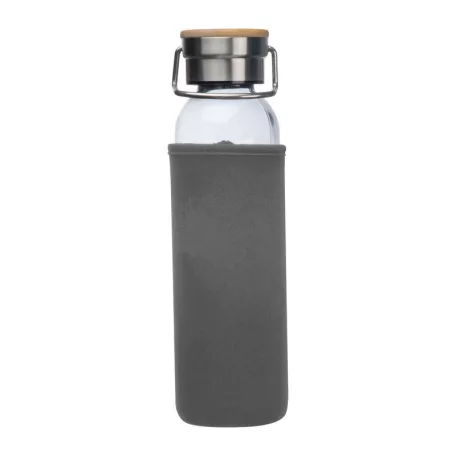 Üveg ivópalack neoprén tokban, 600 ml