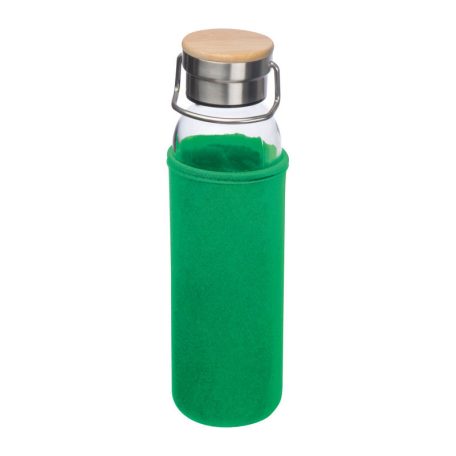 Üveg ivópalack neoprén tokban, 600 ml