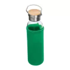 Üveg ivópalack neoprén tokban, 600 ml