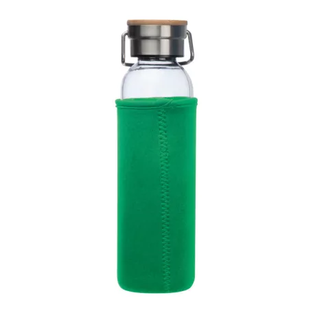 Üveg ivópalack neoprén tokban, 600 ml
