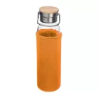 Üveg ivópalack neoprén tokban, 600 ml