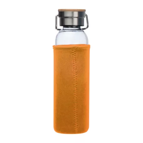 Üveg ivópalack neoprén tokban, 600 ml