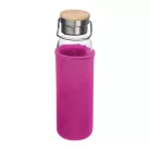 Üveg ivópalack neoprén tokban, 600 ml
