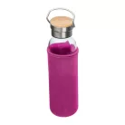 Üveg ivópalack neoprén tokban, 600 ml