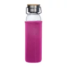Üveg ivópalack neoprén tokban, 600 ml