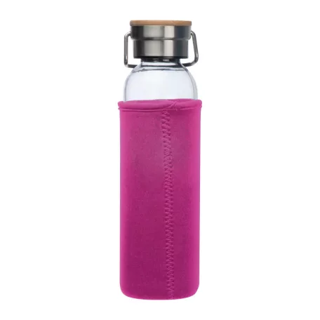 Üveg ivópalack neoprén tokban, 600 ml
