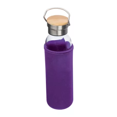 Üveg ivópalack neoprén tokban, 600 ml