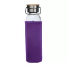 Üveg ivópalack neoprén tokban, 600 ml