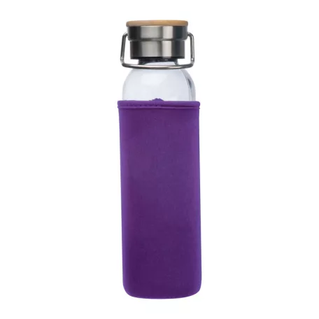 Üveg ivópalack neoprén tokban, 600 ml