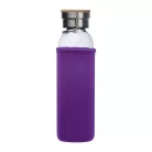 Üveg ivópalack neoprén tokban, 600 ml