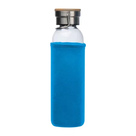 Üveg ivópalack neoprén tokban, 600 ml