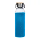 Üveg ivópalack neoprén tokban, 600 ml