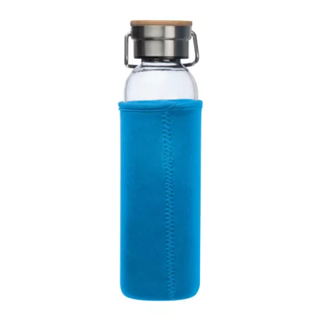 Üveg ivópalack neoprén tokban, 600 ml
