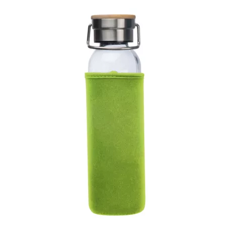 Üveg ivópalack neoprén tokban, 600 ml