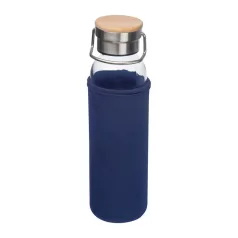 Üveg ivópalack neoprén tokban, 600 ml