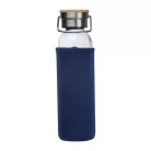 Üveg ivópalack neoprén tokban, 600 ml