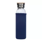 Üveg ivópalack neoprén tokban, 600 ml