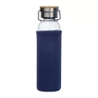 Üveg ivópalack neoprén tokban, 600 ml