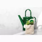 Rövid fülű kis vászontáska, 140 gr/m²