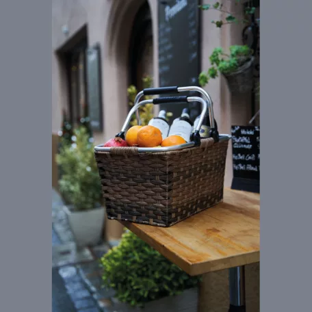 Rattan hatású bevásárlókosár