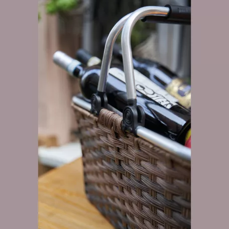 Rattan hatású bevásárlókosár