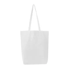 Fairtrade hosszúfülű vászontáska, 180 g/m²