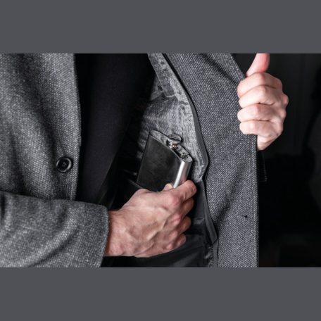 Acél laposüveg, 237 ml