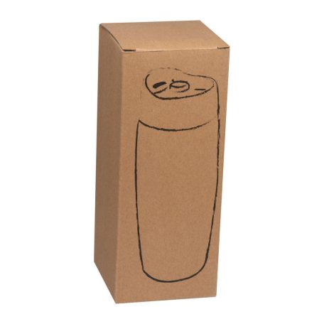 Duplafalú acél bögre, 400 ml