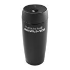 Duplafalú acél bögre, 400 ml