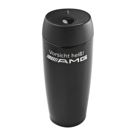 Duplafalú acél bögre, 400 ml