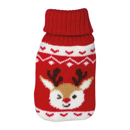 Karácsonyi kötött huzatos kézmelegítő