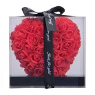 Mű rózsa szív formában