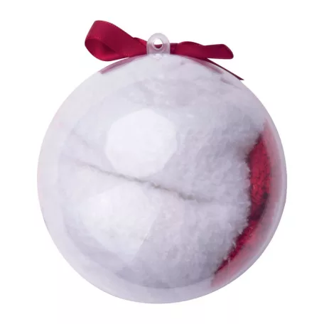 Karácsonyi zokni díszgömbben