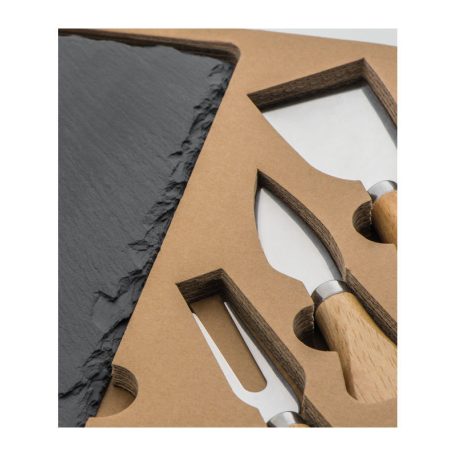 Sajt szett pala vágódeszkával