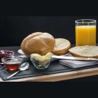 Pala tálca bambusz kerettel