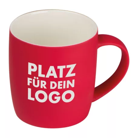 Gumírozott kerámia bögre, 300 ml