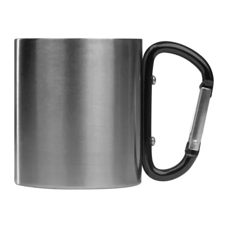 Fém bögre karabinerrel, 200 ml