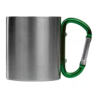 Fém bögre karabinerrel, 200 ml