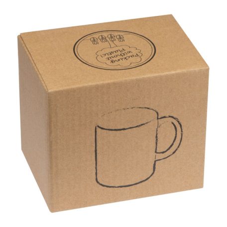 Fekete kerámai bögre színes belsővel