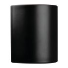 Fekete kerámai bögre színes belsővel