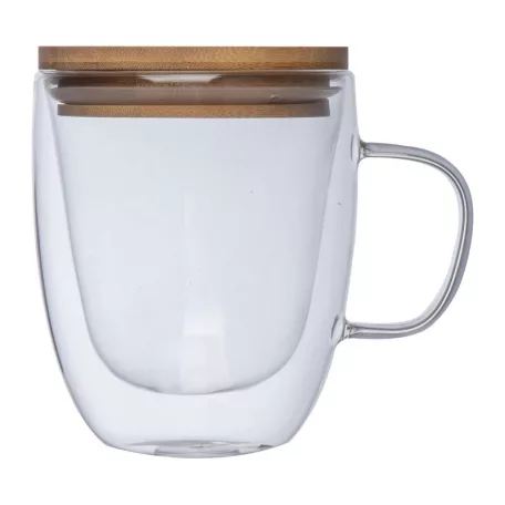Duplafalú üveg pohár, 350 ml