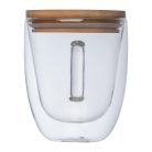 Duplafalú üveg pohár, 350 ml