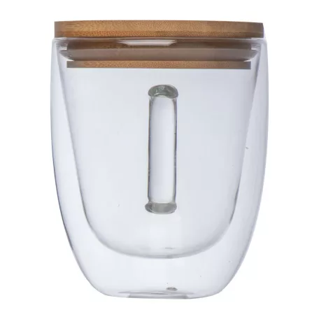 Duplafalú üveg pohár, 350 ml