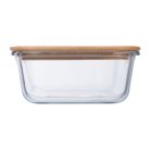 Uzsonnásdoboz bambusz tetővel