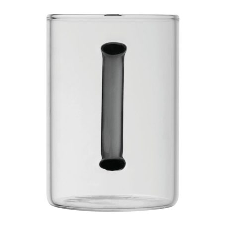 Üveg bögre színes füllel, 250 ml