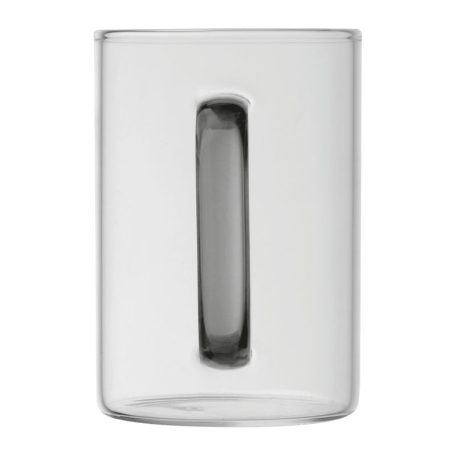 Üveg bögre színes füllel, 250 ml