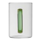 Üveg bögre színes füllel, 250 ml