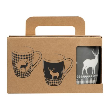 Két részes karácsonyi bögre készlet, 300 ml