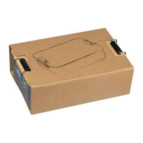 Rozsdamentes acélból készült uzsonnás doboz bambus